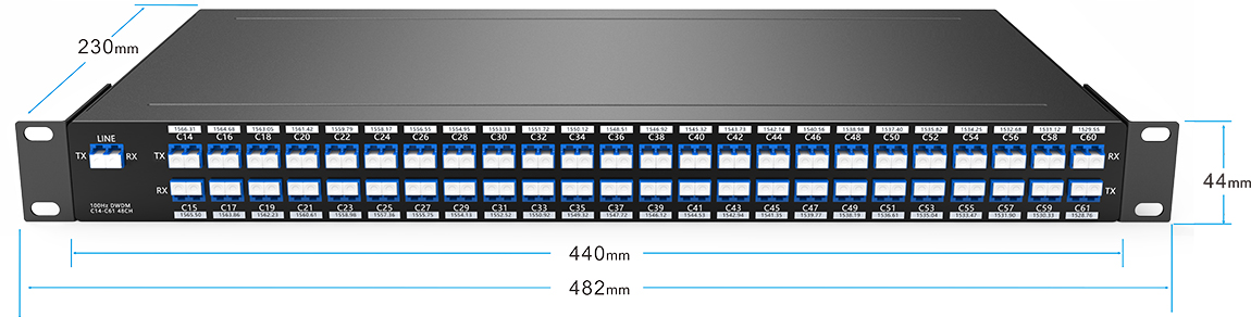 48CH DWDM MUX DEMUX 48CH DWDM MUX DEMUX