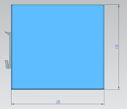 Dual Fiber 2CH CWDM OADM West And East, DIN Mounting Box