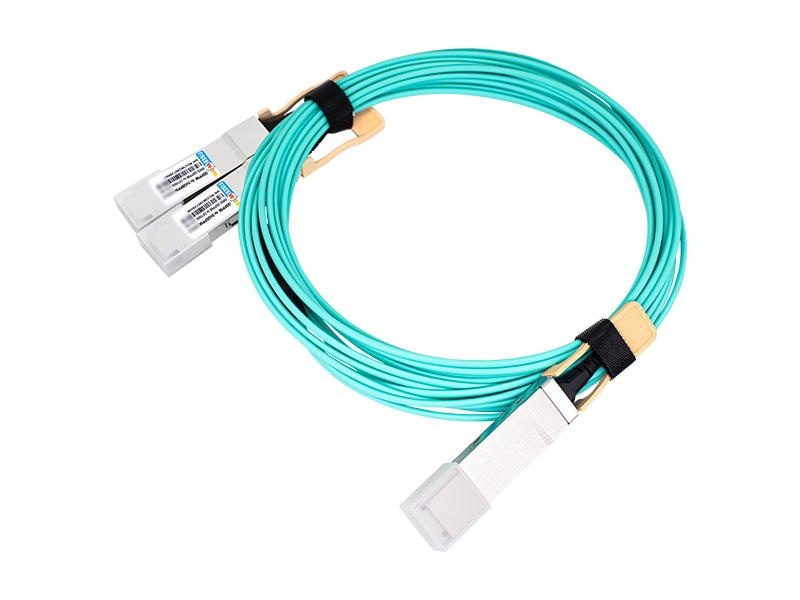 200G QSFP56 to 2x 100G QSFP28 AOC cable