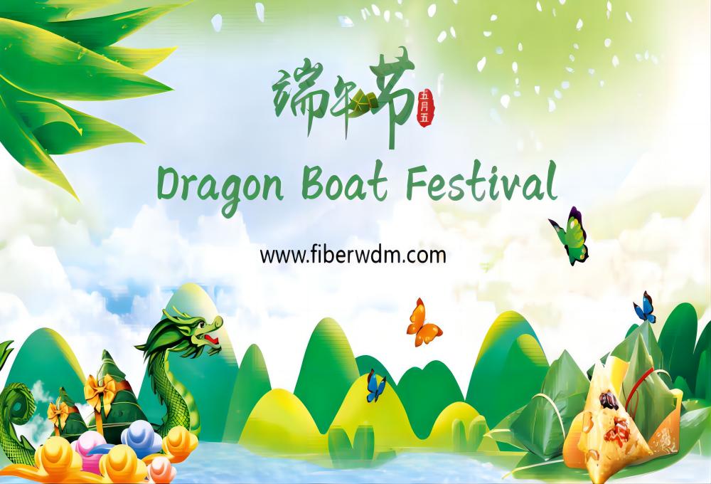 Aviso de feriado do Festival do Barco-Dragão